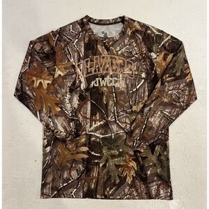 John Wood Community College Blazers Long Sleeve Shirt Mens‎ M Camo JWCC